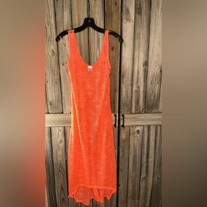 Vibrant long cover up.